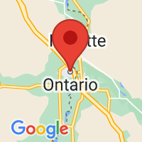 Map of Ontario, OR US
